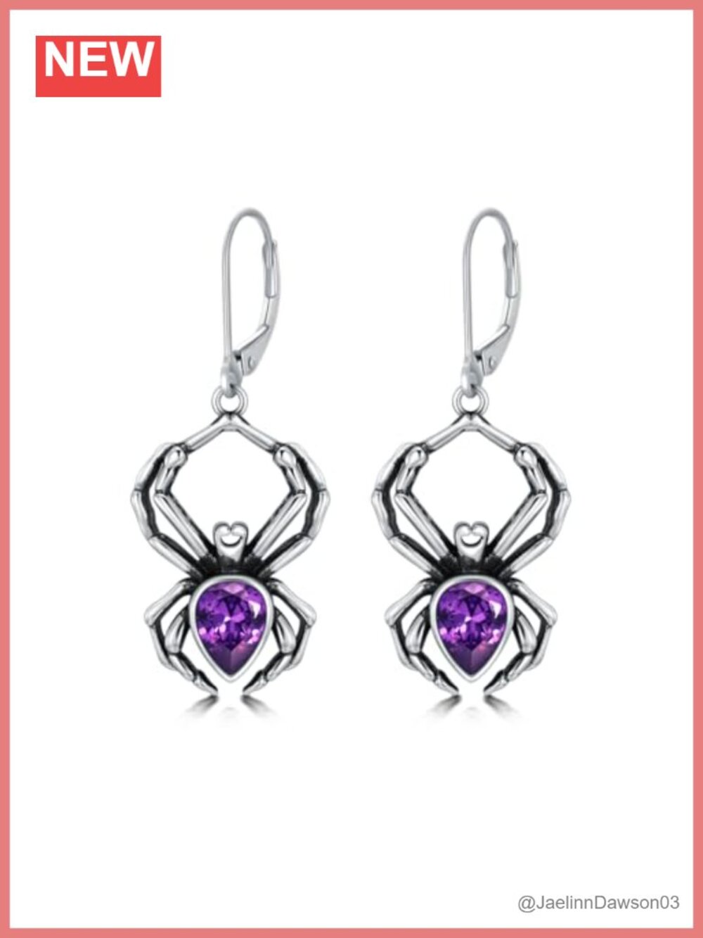 Amethyst Earrings for Women 925 Sterling Silver Drop & Dangle